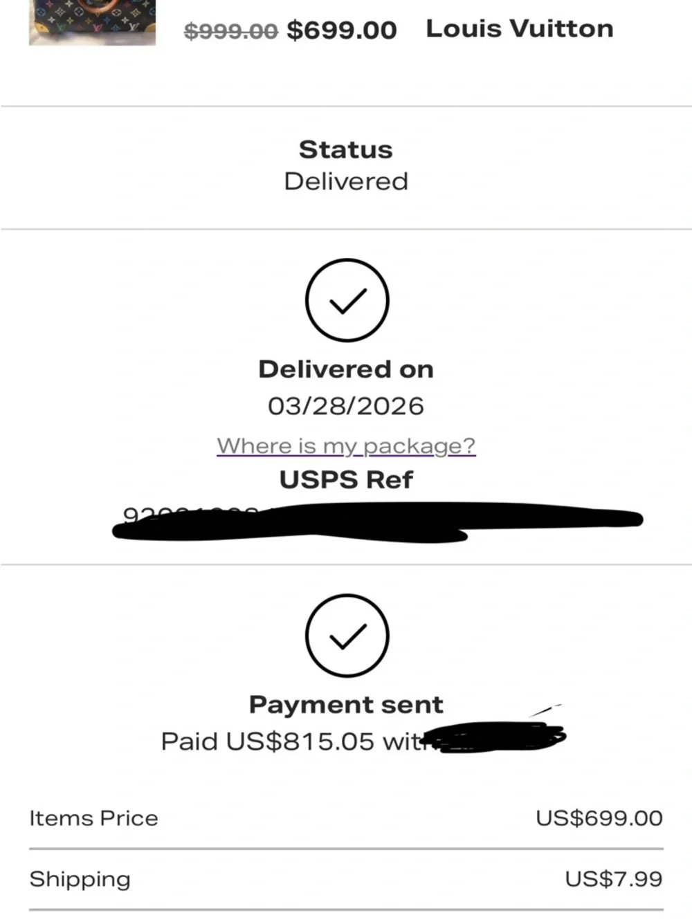 Louis Vuitton Black Multicolor Monogram Trouville - Picture 9 of 12